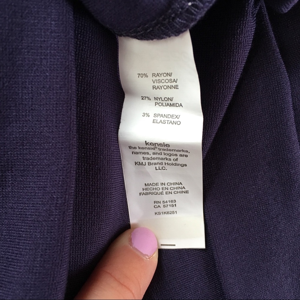 kensie purple skirt size large - Picture 6 of 8